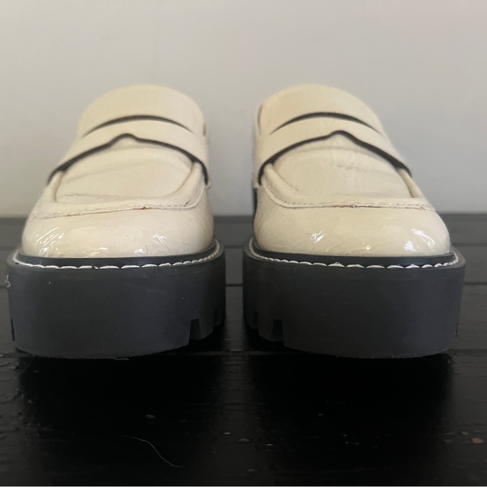 Franco Sarto Balin Lug Sole Loafers Size 6.5 (Runs Small) - Picture 2 of 7